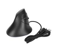 Tomantery Mouse Ottico Ergonomico, DPI Regolabile DPI 7200 7 Pulsante Programmabile Black RGB Vertical Mouse Conveniente per il Computer