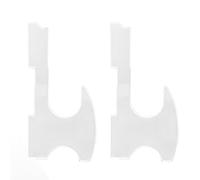 Tomantery Organizer Acrilico con Supporto per Spada Squisito da 2 Pezzi per Cosplay di Bacchette, Installazione Semplice per L'arredamento del Soggiorno (Trasparente)