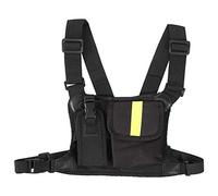 Tomantery Pacchetto di Cabina del Torace Alla Spalla Regolabile, Portafoglio di Giubbotto del Walkie Talkie Portatile per Radio a Due Vie