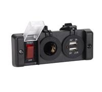 Tomantery Pannello Interruttori Combinato per il Controllo Dell'alimentazione con Prestazioni Affidabili per Auto, 2 Slot di Ricarica USB per Auto da 12 V [Trasporto marittimo]