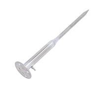 Tomantery Parafulmine in Acciaio Inossidabile da 50 Cm con Base Solida Protezione Contro i Fulmini per Torri di Edifici Domestici