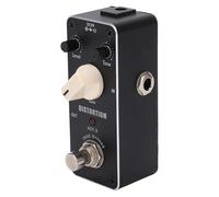 Tomantery Pedale Effetto Chitarra Mini Distorsione, Analogico True Bypass | Pedale effetto compatto con 3 manopole per guadagno, tono, livello, guscio in metallo resistente