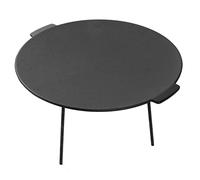 Tomantery Piastra per Barbecue, Resistente, in Ghisa, Antiaderente, per Feste Barbecue All'aperto e al Coperto, per Costolette di Pancetta di Maiale, Manzo Fritto, 18,7 X 17,3 Pollici