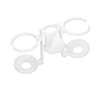 Tomantery Portabicchieri per Ombrellone da Spiaggia Portabicchieri da Appendere per Ombrellone Leggero e Resistente per Viaggi in Spiaggia Bianco Ottimo per Riporre, Facile da Installare per Picnic,