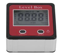 Tomantery Pratica Scatola di Livello con Magnete, Goniometro Ad Alta Precisione per Livellare Piastrelle e Cornici, ABS+lega di Alluminio