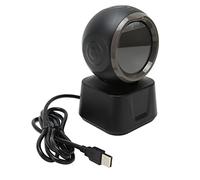 Tomantery Scanner di Codici a Barre da Tavolo con Indicatore LED Ad Alta velocità per Negozi di Banche di Mercato, Scanner QR Ad Angolo Regolabile per Registratori di Cassa, Materiale ABS