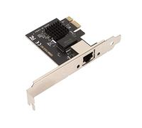 Tomantery Scheda di Rete Ethernet 2.5G Adattatore di Rete Efficiente Ad Alta velocità per Server Desktop, Plug and Play per Piattaforme di Comunicazione Workstation, Materiale PCB