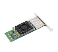 Tomantery Scheda di Rete PCIe X8 Quad Port da 10 Gbps per Adattatore Server LC in Fibra con Chipset BCM57840 per Cloud