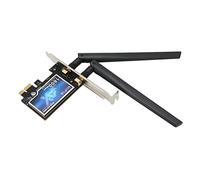 Tomantery Scheda PCIe WiFi 6E Adattatore di Rete Plug And Play Veloce Dual Band Stabile per Chassis Desktop, Scheda di Rete PCIe 1800Mbps 2.4G 5.8G per Utenti