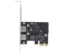 Tomantery Scheda Riser PCI-E Scheda di Espansione USB 3.0 Chip Stabile per Computer Desktop Interfaccia Anteriore 19 per XP, 4,72 X 3,03 X 2,68 Pollici