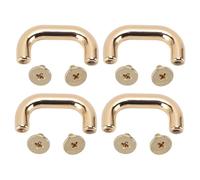 Tomantery Set di Fibbie Ad Anello a Forma di U Hardware Durevole per a Vite per Portafoglio da Borsa, 20 Set di Viti Incrociate per Artigiani della Pelle (#3)