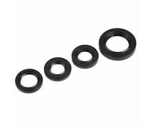 Tomantery Set di Paraoli per Carter Dell'ingranaggio Dell'albero Motore del Motore Durevole per Scooter GY6 139 QMB per ATV Ciclomotori 4 Pezzi in Gomma