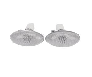 Tomantery Set Indicatori Laterali peugeot 107 side indicator Perfetta vestibilità Indicatore Laterale a LED Ripetitore Luce Durevole 2 Pezzi 632574 Sostituzione Clignotants