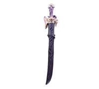Tomantery Spada RGB Giocattolo a Sciabola Illuminata a LED con Effetto Fumo per Regali di Compleanno Cosplay, Materiale ABS Comoda Maneggevolezza (Viola)