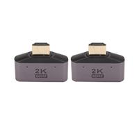 Tomantery Splitter Video 2K con Interfaccia Multimediale HD con Segnale Stabile per PC, Laptop, Televisori Ad Alta Definizione, Lettori DVD per Uomini e Donne 2 Pezzi