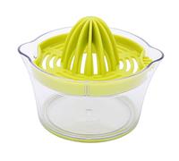 Tomantery Spremiagrumi Manuale Efficiente Spremiagrumi Arancia Limone per Cucina Campeggio Picnic, ABS per Uso Alimentare capacità 400 Ml, Plastica Acciaio Inossidabile Senza BPA, Verde