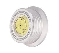 Tomantery Stabilizzatore per Dischi per Giradischi con Livella a Bolla per Giradischi in Vinile, Morsetto in Metallo e Alluminio Riproduzione Realistica del Suono, Adatto per la Maggior Parte dei