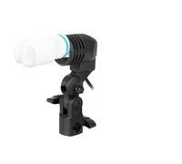 Tomantery Staffa per Luce Fotografica con Portalampada E27, Cavo da 350 | Portalampada in plastica ABS, resistente al calore, per lampada flash da studio, lampadina a LED, softbox