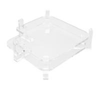 Tomantery Supporto da Tavolo in Acrilico Trasparente con Foro di Ventilazione per Mini M4 Pro 2024, Robusto Supporto per Scrivania da Ufficio, 5,5x5,5x1,9 Pollici, Pilastri Antiscivolo per un Sicuro