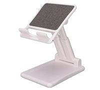 Tomantery Supporto per Cellulare Bianco Regolabile, Design Ergonomico per Tablet da 12,9 Pollici Massimo, Supporto Universale per Telefono Cellulare da Scrivania, Staffa Pieghevole per Telefono da