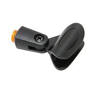 Tomantery Supporto per Clamp/Holder per Microfono Clamp/Holder per Microfono Durevole con Adattatore per Portatile, Tenuta Salda per Microfoni Cablati o Wireless, ABS+metallo,