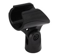 Tomantery Supporto per Clamp/Holder per Microfono Supporto per Microfono Wireless Regolabile Durevole per Artisti in Studio di Registrazione Plastica Nera