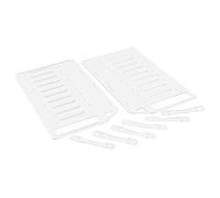 Tomantery Supporto per Montaggio Fai da Te in Acrilico Trasparente per Rack per unità Disco Rigido per Componenti del Computer Staffa per HDD da 3,5 Pollici per Appassionati di Tecnologia