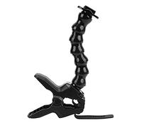 Tomantery Supporto per Morsetto Flessibile per Fotocamera con Collo di Cigno Regolabile per Fotocamere Sportive - Morsetto Resistente e Set a Collo di Cigno per Angoli di Ripresa Versatili - Base