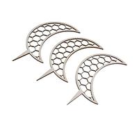 Tomantery Supporto per Rampicanti, Durevole, Supporto per Modellare Piante, per Decorazioni da Giardino, in Legno Composito, 30 Cm, 3 Pezzi (Stile lunare)