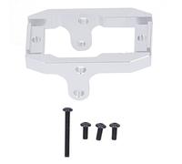 Tomantery Supporto per Servo in Metallo, Lega di Alluminio Resistente per Auto da Pista 1/18 TRX4M RC, Prestazioni Eccellenti (Argento)