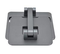 Tomantery Supporto per Tablet Pieghevole Regolabile in Lega di Alluminio Supporto per Telefono Cellulare con Cuscinetti Robusti per Ufficio Design Ergonomico per Staffa per Computer Tablet