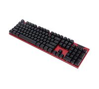 Tomantery Tastiera Meccanica Hot Swap Interruttore Rosso 104 Tasti Tastiere da Gioco per PC per PC da Ufficio Domestico, Porta USB a Iniezione di Due Colori, Resistente per Uso a Lungo Termine (Rosso)