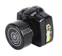 Tomantery Telecamera Mini DV DVR DC 5V 1280 X 960P Risoluzione Immagine ABS Funzionamento Completo con Telecamera Mini HD 0,98 Pollici con Lente Trasparente per Scattare Foto