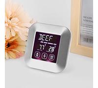 Tomantery Termometro Digitale per Carne, Alimenti, Touch Screen, per Barbecue, Caramelle, Bistecche Al Forno, con Sonda, Design Sensibile per Uso Domestico, Plastica+acciaio Inossidabile