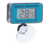 Tomantery Termometro per Acquario Misuratore Digitale della Temperatura | Supporto a ventosa per acquari, con corpo in plastica ABS impermeabile per serbatoi acqua e acqua di mare
