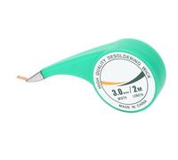 Tomantery Treccia Dissaldante in Ottone Efficiente e Pulita per la Pulizia e la Riparazione di PCB, Lunghezza 2 M, Larghezza 3,0 Mm, per Officina e Casa