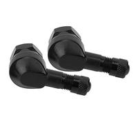 Tomantery Valvola Dell'aria in Lega di Alluminio Ad Angolo Retto da 90 Gradi per Conversione di Scooter Moto, Valvola Dell'aria per Pneumatici da 2 Pezzi per Scooter Elettrici, Facile da Gonfiare e