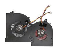 Tomantery Ventola di Raffreddamento GPU per Laptop Raffreddatore CPU Efficiente in Lega di Alluminio per Gs65 MS 16q2, 4 Pin, CC 5 V/0,5 A per CPU 16q2 Cw, Materiale ABS Leggero (GPU)