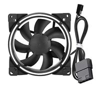 Tomantery Ventola di Raffreddamento LED Silenziosa da 12 V Raffreddatore CPU Ad Alta velocità Radiatore del Telaio del Computer Facile Installazione Blu/Verde/Bianco (Bianco)