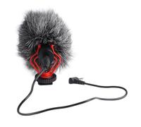 Tomantery Video Microfono Esterno, Riduzione del Rumore Clear Pickup Direzionale Microfono Portatile per lo Streaming Live