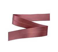 TOMASELLI MERCERIA 10 Mt Passamaneria Sbieco Diagonale Raso Tinta Unita Alto 25 Mm - Rosa Antico