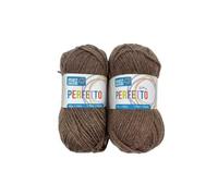 TOMASELLI MERCERIA 2 Gomitoli Lana Acrilica Morbida Perfetto Mez Cucirini Originals 50 Gr. - Legno Naturale 8197