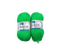 TOMASELLI MERCERIA 2 Gomitoli Lana Acrilica Morbida Perfetto Mez Cucirini Originals 50 Gr. - Verde 8233