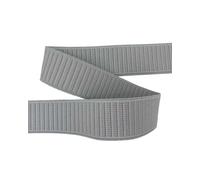 TOMASELLI MERCERIA Passamaneria Elastico Gros Grain Reggi Gonna Nastro Bordo Bustino Alto 3 Cm - Grigio Chiaro