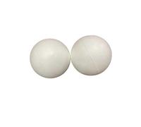 TOMASELLI MERCERIA Polistirolo 2 Pezzi da Decorare Sfera Palla 70 MM