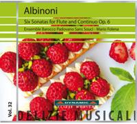 Tomaso Albinoni Albinoni: Six Sonatas for Flute and Continuo, Op. 6 (CD) Album