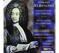 ALBINONI,TOMASO Concerti for Violin / Sinfonia a Quattro (CD)