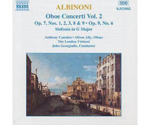 Tomaso Albinoni Oboe Concerti Vol. 2 (CD) Album