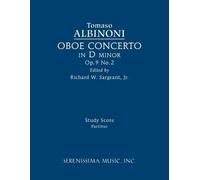 Tomaso Albinoni Oboe Concerto in D minor, Op.9 No.2 (Tascabile)