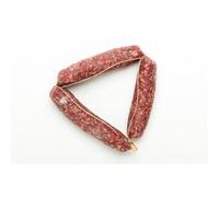 Tomassoni SALSICCIA SECCA di Maiale | Senza Glutine e Senza Lattosio | Prodotto Artigianale 100% Italiano | Specialità Gourmet Marchigiana | Sottovuoto Confezione 4 Pezzi 380g
